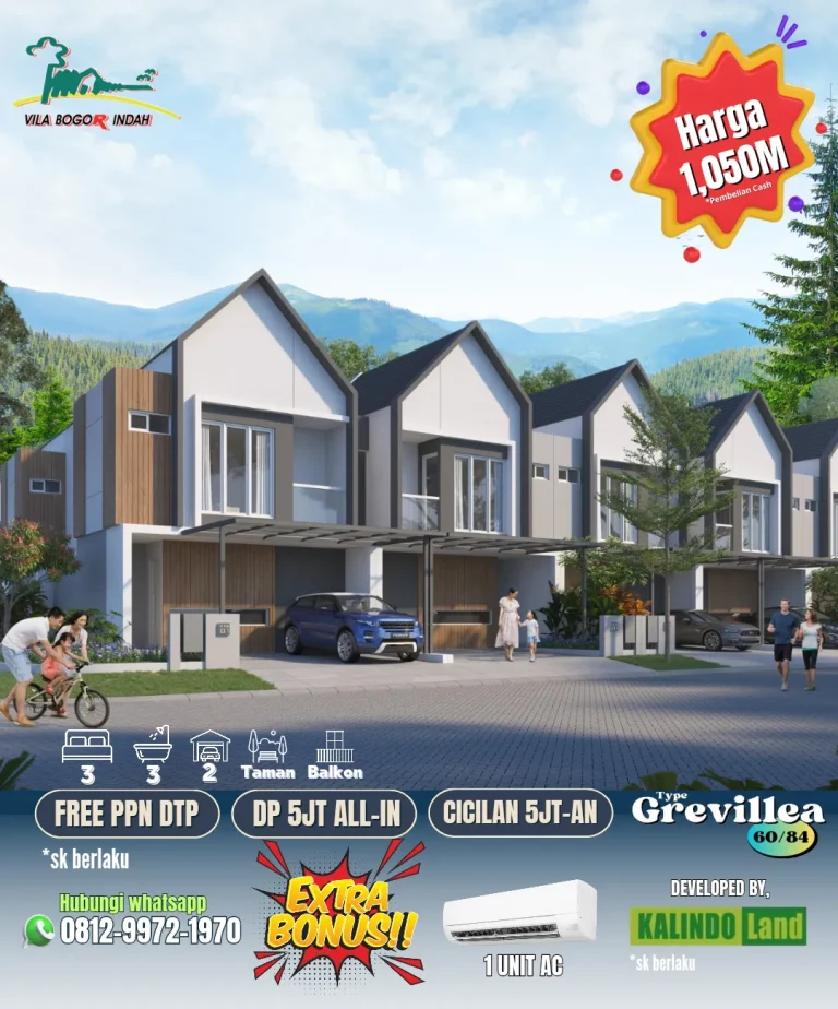 villa bogor indah 6 harga